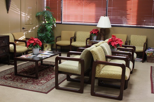 Side View of Patient Waiting Room at Texas Spine Center in Houston