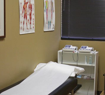Examination Table at Texas Spine Center in Houston 