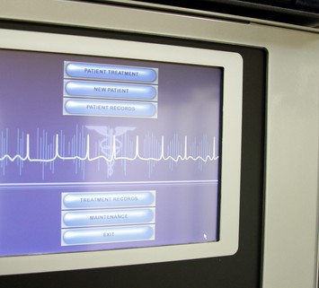 Close up of Spine Examination Machine Results at Texas Spine Center in Houston